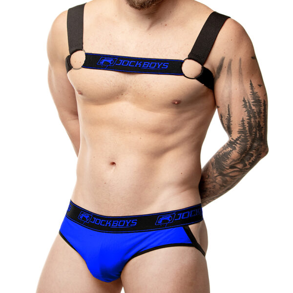 Kit Harness & Jockstrap – Azul