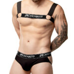 Kit Harness & Jockstrap – Preto