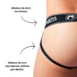 Kit 2 Jockstraps + Harness Masculino Preto