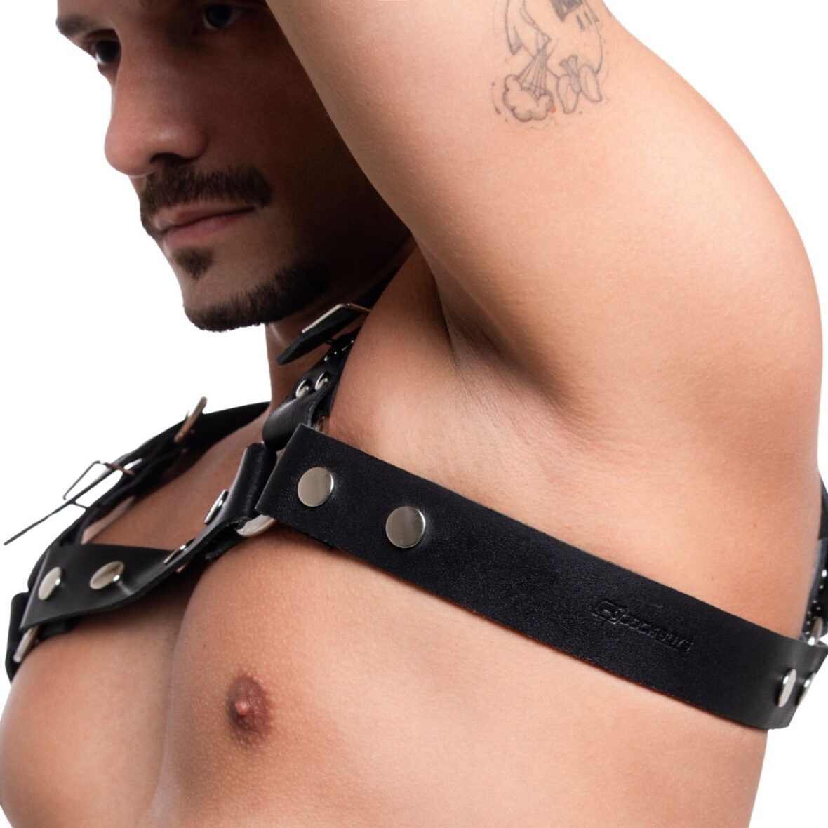 Harness Masculino em Couro Legítimo (1)