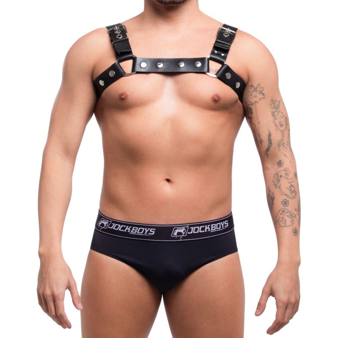 Harness Masculino em Couro Legítimo