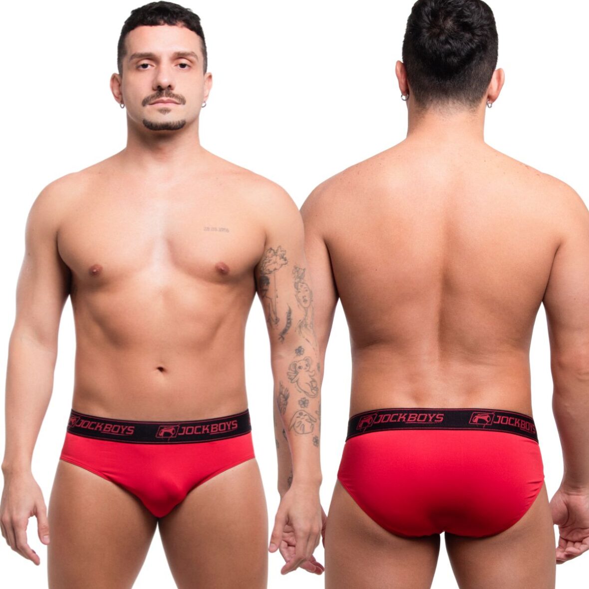 Cueca Slip Microfibra de Poliamida Vermelha (1)