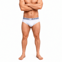 Cueca Slip de Poliamida Branca (Ed. Limitada)