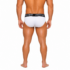Cueca Slip de Poliamida Branca (Elástico Preto)