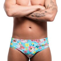 Sunga Masculina Floral Azul