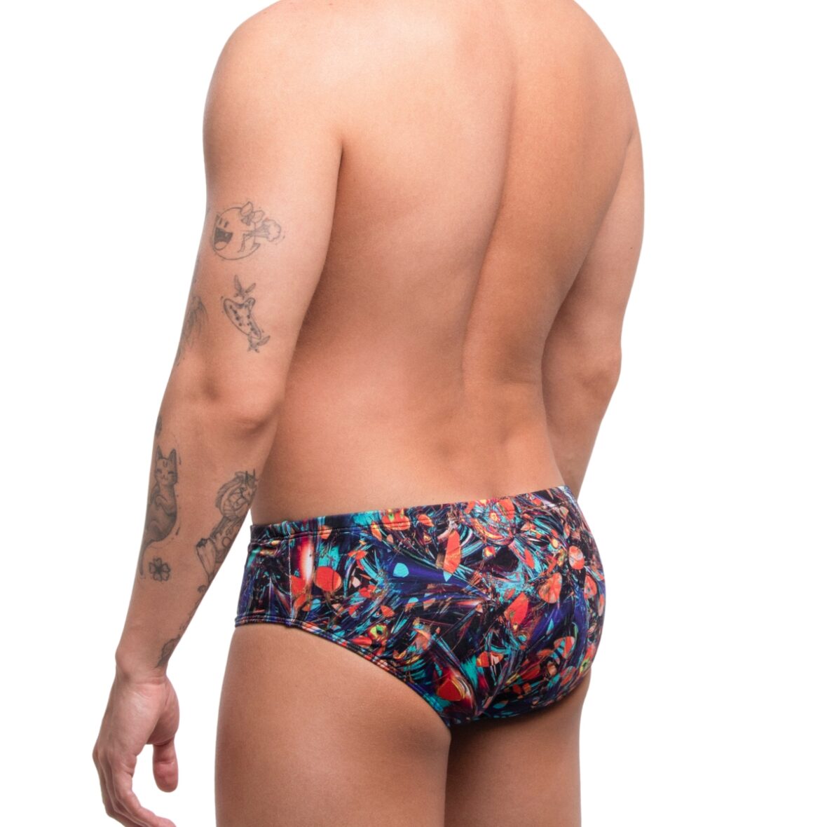 Sunga Masculina Abstrata Lateral