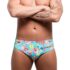 Sunga Masculina Floral Azul