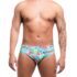 Sunga Masculina Floral Azul
