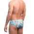 Sunga Masculina Floral Azul
