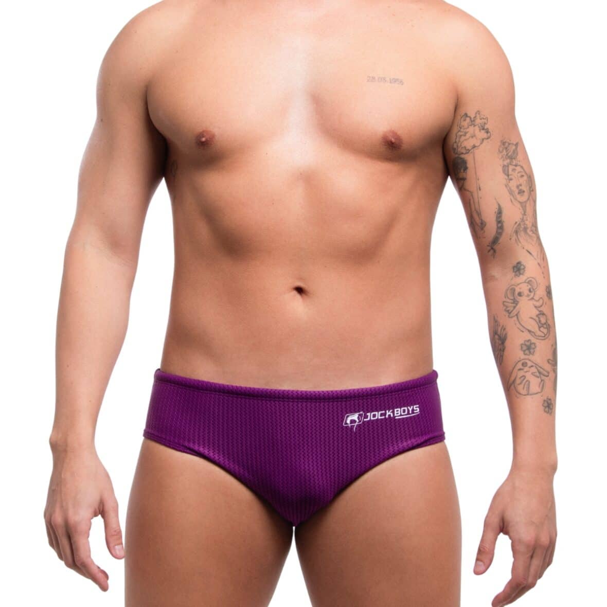 Sunga Masculina Roxa Texturizada Frente