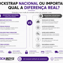 Comparativo entre jockstrap nacional Jock Boys e jockstrap importado