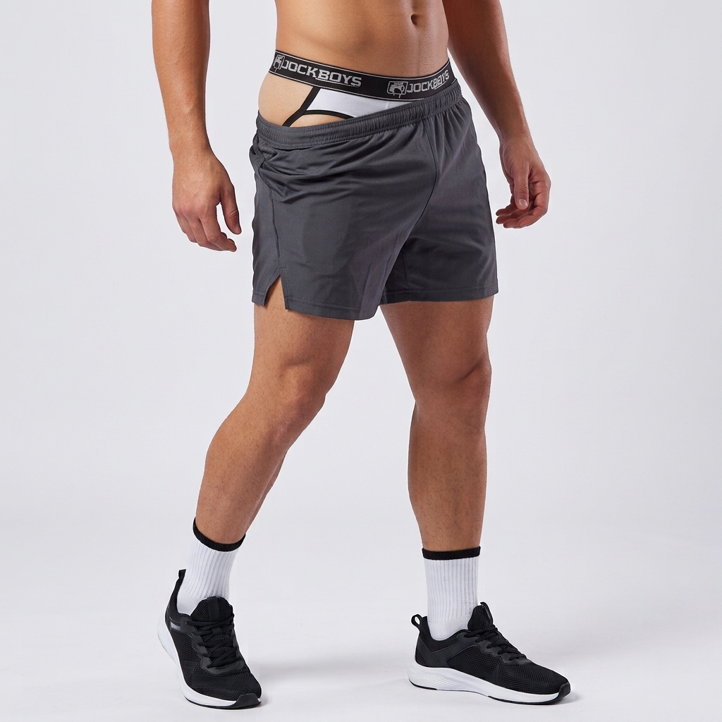 cueca-jockstrap-slip-branca-com-shorts-de-treino