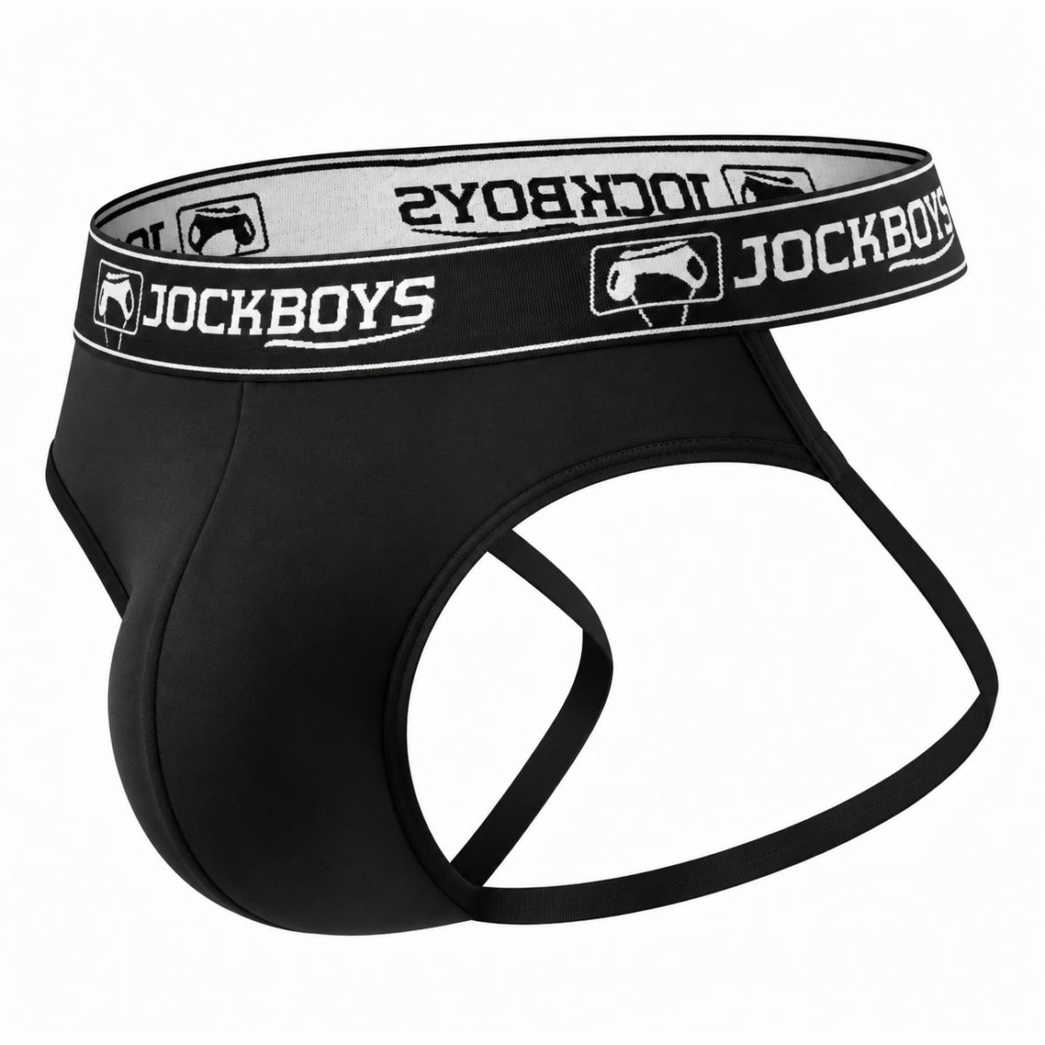 cueca-jockstrap-slip-preta-angulo-lateral
